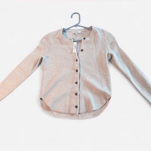 Madewell Beige Cardigan Sweater w/matching tank top